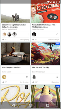 Behance APK screenshot 1