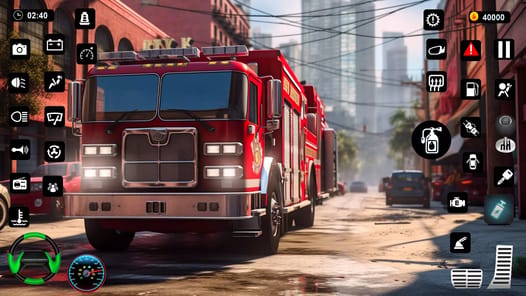 City Fire Truck Driving Games APK screenshot 1