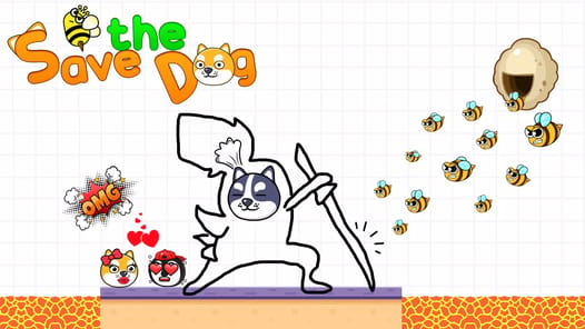 Dog Bee Rescue - Save the Dog APK screenshot 1