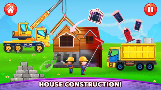 Build a House - Truck Games APK screenshot 1