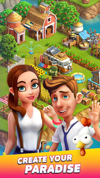 Funky Bay - Farm & Adventure game APK screenshot 1