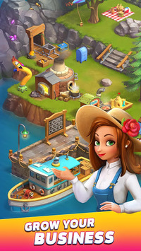 Funky Bay - Farm & Adventure game APK screenshot 1