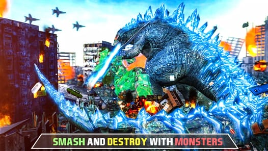 Monster City Destruction Games APK screenshot 1