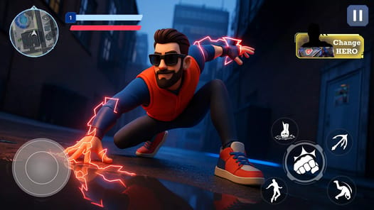 Super Hero Fight: Flying Game APK screenshot 1