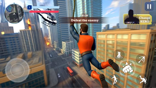 Super Hero Fight: Flying Game APK screenshot 1