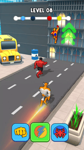 Superhero Transform Shift Game APK screenshot 1