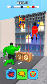 Superhero Transform Shift Game APK screenshot 1