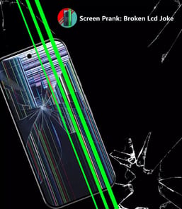 Screen prank: broken lcd joke APK screenshot 1