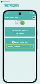 Screen prank: broken lcd joke APK screenshot 1