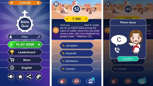 Bible Games: Jesus Trivia Quiz APK screenshot 1