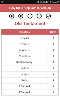 Holy Bible King James Version APK screenshot 1