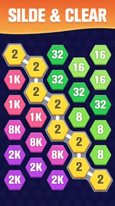 Hexa Puzzle - 2048 Game APK screenshot 1