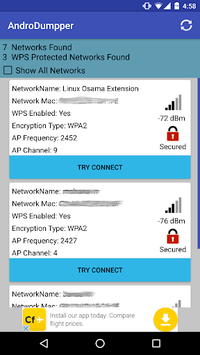 AndroDumpper Wifi ( WPS Connect ) APK screenshot 1
