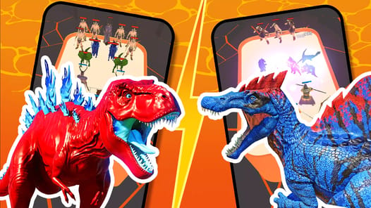 Merge Dinosaur - Fuse & Fight APK screenshot 1