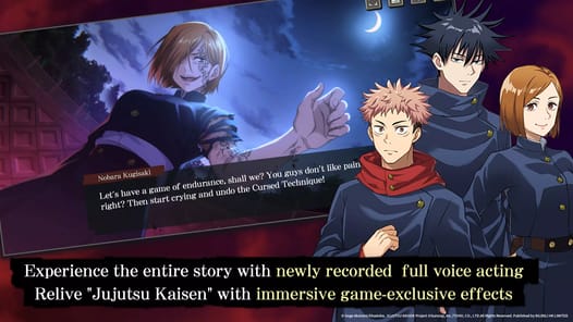 Jujutsu Kaisen Phantom Parade APK screenshot 1