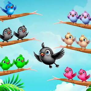 Bird Sorting: Color Puzzle APK screenshot 1