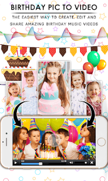 Birthday Video Maker With Music & Editor APK screenshot 1