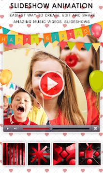 Birthday Video Maker With Music & Editor APK screenshot 1