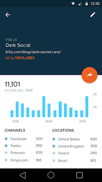 Bitly APK screenshot 1