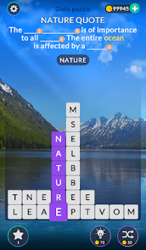 Word Tiles: Relax n Refresh APK screenshot 1