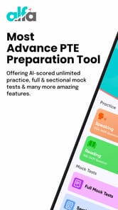 PTE Exam Practice - AlfaPTE APK screenshot 1