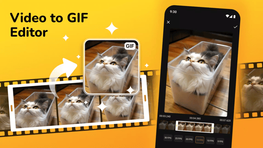 GIF Maker, Video to GIF Editor APK screenshot 1