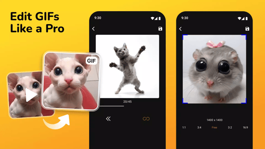 GIF Maker, Video to GIF Editor APK screenshot 1