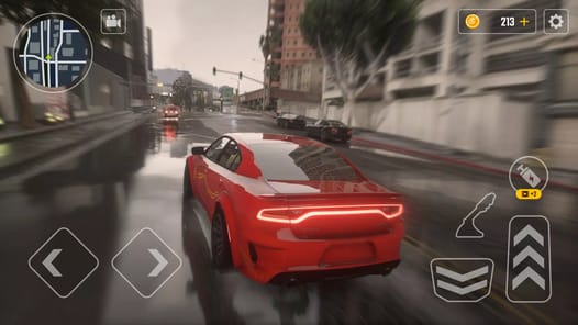 Driving Dodge Charger Race Car APK screenshot 1