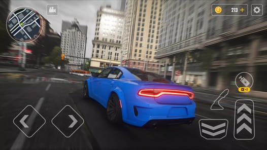 Driving Dodge Charger Race Car APK screenshot 1