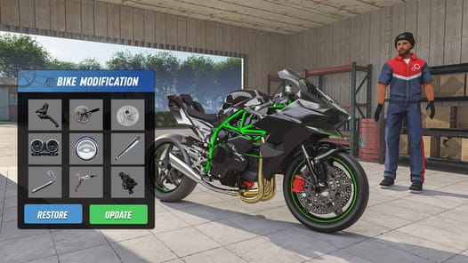 Motorcycle Dealer Bike Games APK screenshot 1