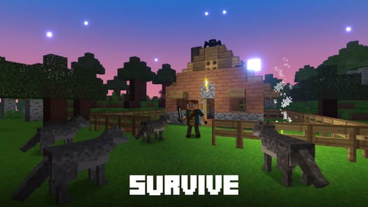 Block World 3D APK screenshot 1 Block World 3D APK screenshot 1