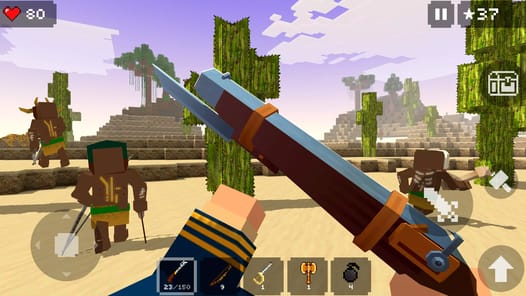 Pixel Combats: Blocky Craft 3D APK screenshot 1