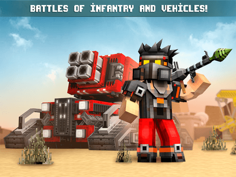 Blocky Cars - Online Shooting Game APK screenshot 1 Blocky Cars - Online Shooting Game APK screenshot 1