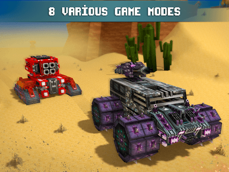 Blocky Cars - Online Shooting Game APK screenshot 1 Blocky Cars - Online Shooting Game APK screenshot 1