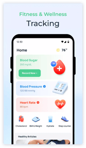 Blood Sugar & Diabetes Tracker APK screenshot 1