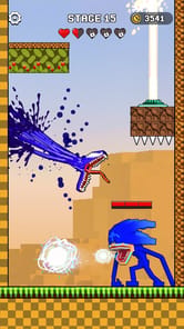 Speedy Blue Symbiote APK screenshot 1