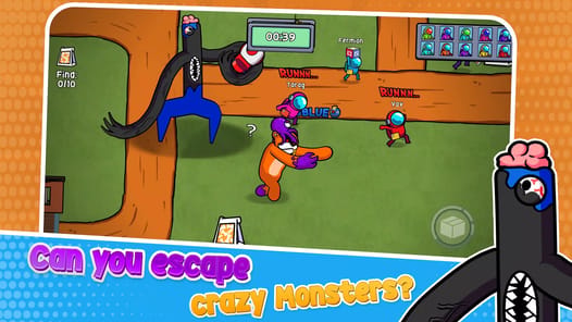 Survivor In Rainbow Monster APK screenshot 1