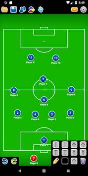Coach Tactic Board: Soccer APK screenshot 1