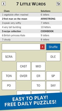 7 Little Words: A fun twist on crossword puzzles APK screenshot 1