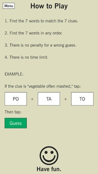 7 Little Words: A fun twist on crossword puzzles APK screenshot 1