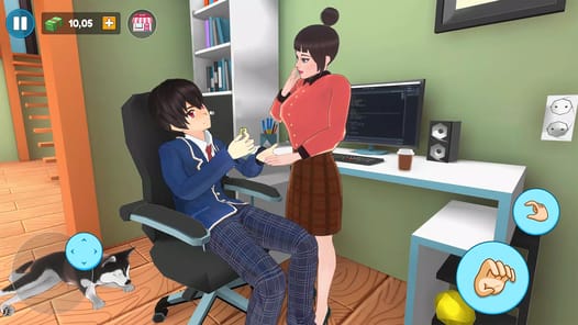 Anime Mother Sim 3d APK screenshot 1