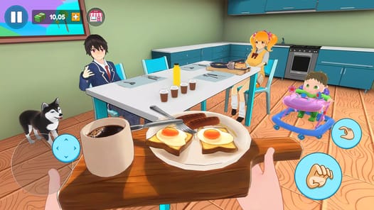 Anime Mother Sim 3d APK screenshot 1