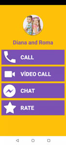 Diana and Roma Fake Video Call APK screenshot 1