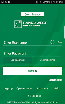 Bank of the West Mobile APK screenshot 1