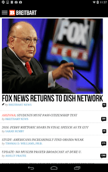 Breitbart APK screenshot 1