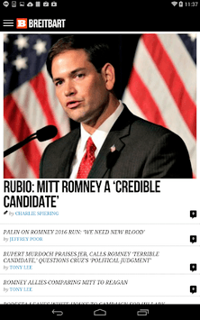 Breitbart APK screenshot 1
