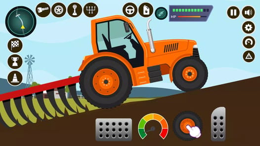 Farm Tractors Dinosaurs Games APK screenshot 1