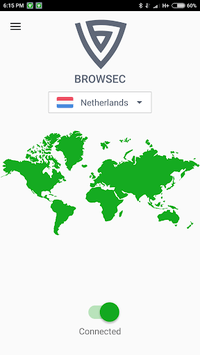 Browsec VPN - Free and Unlimited VPN APK screenshot 1
