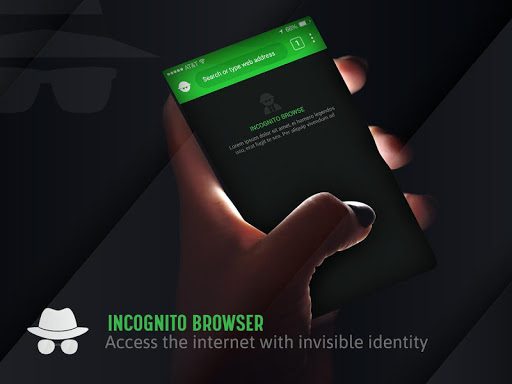 Incognito Browser APK screenshot 1