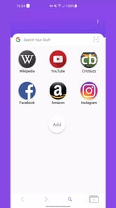 Sekams Browser APK screenshot 1